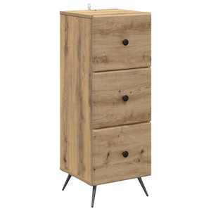 vidaXL Dulap cu sertare Stejar Artizanal 33 x 34, 5 x 90 cm imagine