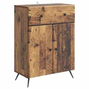 vidaXL Bufet cu sertar Lemn vechi 66 x 34, 5 x 90 cm Lemn prelucrat imagine