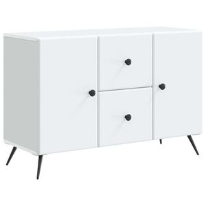 vidaXL Bufet cu sertar Alb 89 x 34, 5 x 60 cm Lemn prelucrat imagine