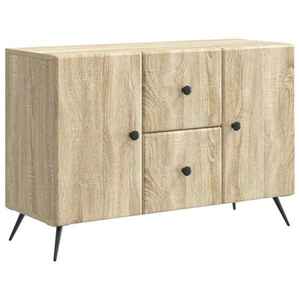 vidaXL Bufet cu sertar Stejar Sonoma 89 x 34, 5 x 60 cm Lemn prelucrat imagine