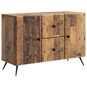 vidaXL Bufet cu sertar Lemn vechi 89 x 34, 5 x 60 cm Lemn prelucrat imagine