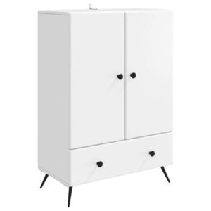 vidaXL Bufet cu sertar Alb 66 x 34, 5 x 95 cm Lemn prelucrat imagine