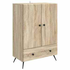 vidaXL Bufet cu sertar Stejar Sonoma 66 x 34, 5 x 95 cm Lemn prelucrat imagine