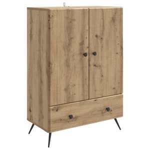 vidaXL Bufet Stejar Artizanal 66 x 34, 5 x 95 cm Lemn prelucrat imagine