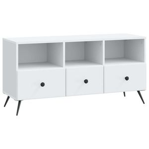 vidaXL Cabinet TV cu sertar Alb 102 x 34, 5 x 50 cm Lemn prelucrat imagine
