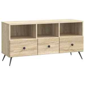 vidaXL Cabinet TV Stejar Sonoma 102 x 34, 5 x 50 cm Lemn prelucrat imagine