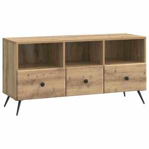 vidaXL Cabinet TV Stejar Artizanal 102 x 34, 5 x 50 cm Lemn prelucrat imagine