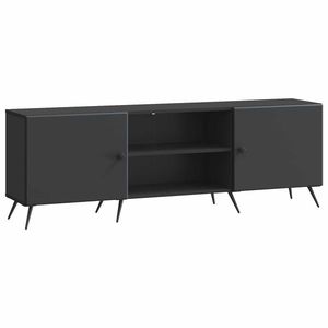 vidaXL Cabinet TV Negru 150 x 31 x 50 cm Lemn prelucrat imagine
