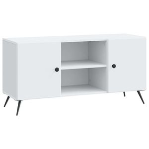 vidaXL Cabinet TV Alb 102 x 34, 5 x 50 cm Lemn prelucrat imagine
