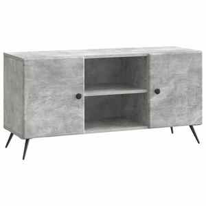 vidaXL Cabinet TV Gri Beton 102 x 34, 5 x 50 cm Lemn prelucrat imagine