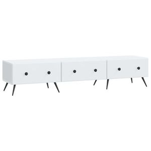 vidaXL Cabinet TV cu sertar Alb 147 x 34, 5 x 30 cm Lemn prelucrat imagine