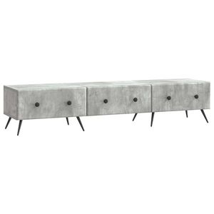 vidaXL Cabinet TV Gri Beton 147 x 34, 5 x 30 cm Lemn prelucrat imagine
