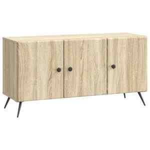 vidaXL Cabinet TV Stejar Sonoma 99 x 34, 5 x 50 cm Lemn prelucrat imagine
