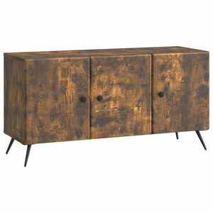 vidaXL Cabinet TV Stejar fumuriu 99 x 34, 5 x 50 cm Lemn prelucrat imagine