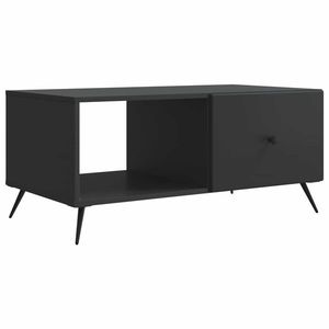 vidaXL Masă de cafea Negru 90 x 50 x 40 cm Lemn prelucrat imagine
