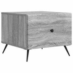 vidaXL Masă de cafea Sonoma gri 49 x 50 x 40 cm Lemn prelucrat imagine
