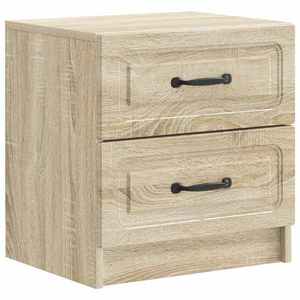 vidaXL Dulap de noapte cu sertar Stejar Sonoma 43 x 34, 5 x 44, 5 cm imagine