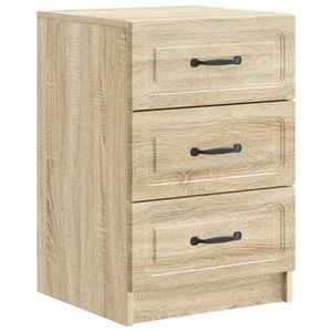 vidaXL Dulap de noapte Stejar Sonoma 43 x 41 x 63, 5 cm Lemn prelucrat imagine