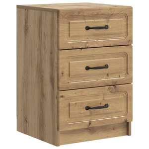 vidaXL Dulap de noapte cu sertar Stejar Artizanal 43 x 41 x 63, 5 cm imagine