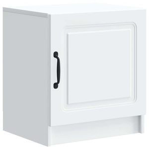 vidaXL Dulap de noapte Alb 43 x 34, 5 x 47 cm Lemn prelucrat imagine