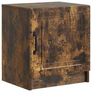vidaXL Dulap de noapte Stejar fumuriu 43 x 34, 5 x 47 cm Lemn prelucrat imagine