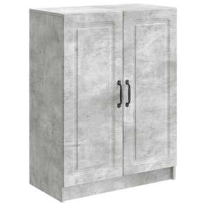 vidaXL Bufet Gri Beton 66 x 34, 5 x 87 cm Lemn prelucrat imagine