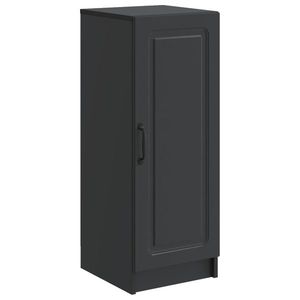 vidaXL Bufet Negru 33 x 34, 5 x 87 cm Lemn prelucrat imagine