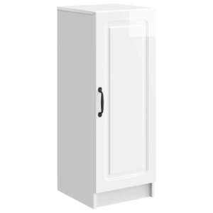 vidaXL Bufet Alb foarte lucios 33 x 34, 5 x 87 cm Lemn prelucrat imagine