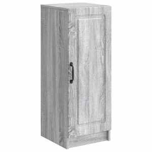 vidaXL Bufet Sonoma gri 33 x 34, 5 x 87 cm Lemn prelucrat imagine