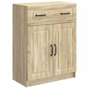 vidaXL Bufet cu sertar Stejar Sonoma 66 x 34, 5 x 87 cm Lemn prelucrat imagine