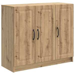vidaXL Bufet Stejar Artizanal 89 x 34, 5 x 77 cm Lemn prelucrat imagine