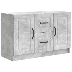 vidaXL Bufet cu sertar Gri Beton 89 x 34, 5 x 57 cm Lemn prelucrat imagine