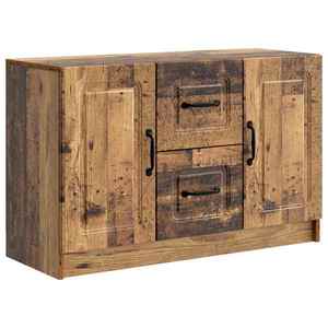 vidaXL Bufet cu sertar Lemn vechi 89 x 34, 5 x 57 cm Lemn prelucrat imagine