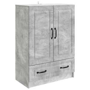 vidaXL Bufet cu sertar Gri Beton 66 x 34, 5 x 92 cm Lemn prelucrat imagine
