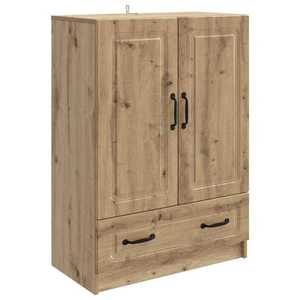 vidaXL Bufet Stejar Artizanal 66 x 34, 5 x 92 cm Lemn prelucrat imagine