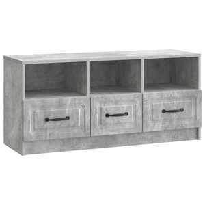 vidaXL Cabinet TV Gri Beton 102 x 34, 5 x 47 cm Lemn prelucrat imagine