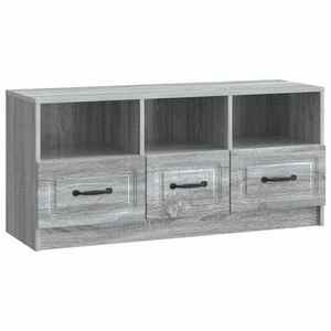vidaXL Cabinet TV Sonoma gri 102 x 34, 5 x 47 cm Lemn prelucrat imagine