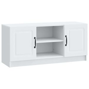 vidaXL Cabinet TV Alb 102 x 34, 5 x 47 cm Lemn prelucrat imagine