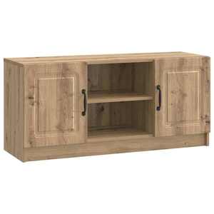 vidaXL Cabinet TV Stejar Artizanal 102 x 34, 5 x 47 cm Lemn prelucrat imagine