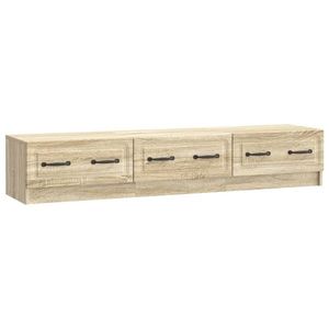 vidaXL Cabinet TV Stejar Sonoma 147 x 34, 5 x 27 cm Lemn prelucrat imagine
