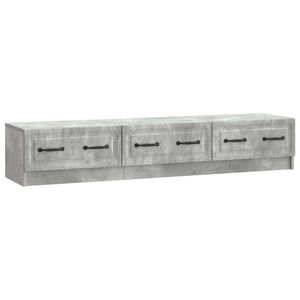 vidaXL Cabinet TV Gri Beton 147 x 34, 5 x 27 cm Lemn prelucrat imagine