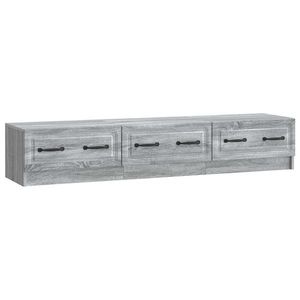 vidaXL Cabinet TV Sonoma gri 147 x 34, 5 x 27 cm Lemn prelucrat imagine