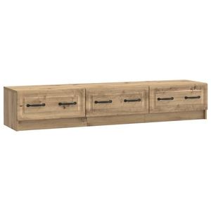 vidaXL Cabinet TV Stejar Artizanal 147 x 34, 5 x 27 cm Lemn prelucrat imagine