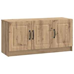 vidaXL Cabinet TV Stejar Artizanal 99 x 34, 5 x 47 cm Lemn prelucrat imagine