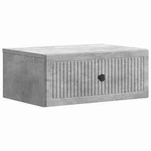 vidaXL Dulap de noapte Gri Beton 49 x 34, 5 x 20 cm Lemn prelucrat imagine