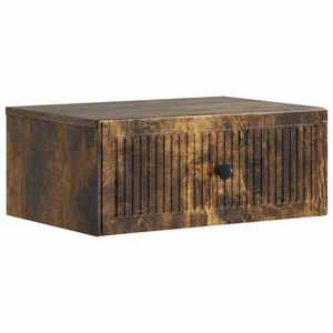 vidaXL Dulap de noapte Stejar fumuriu 49 x 34, 5 x 20 cm Lemn prelucrat imagine