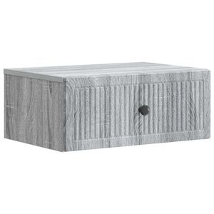 vidaXL Dulap de noapte Sonoma gri 49 x 34, 5 x 20 cm Lemn prelucrat imagine