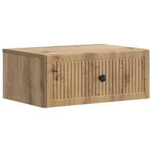vidaXL Dulap de noapte cu sertar Stejar Artizanal 49 x 34, 5 x 20 cm imagine