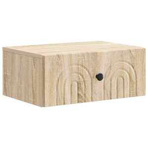 vidaXL Dulap de noapte suspendat Stejar Sonoma 49 x 34, 5 x 20 cm imagine