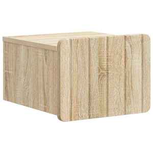 vidaXL Dulap de noapte suspendat Stejar Sonoma 33 x 34, 5 x 24 cm imagine